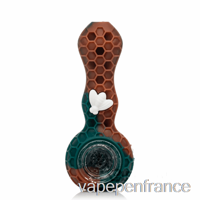 Cuillère En Silicone Stratus Bee Bronze (marron / Sarcelle / Abeille Blanche) Stylo Vape